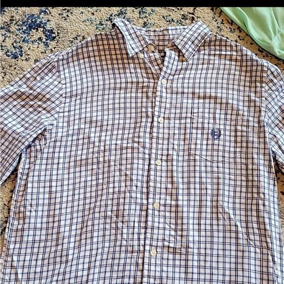 Champs Men's plaid long sleeve button down size Large - Picture 4 of 5
